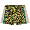 Marc Jacobs Leopard-print Jersey Shorts In Yellow