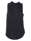 Equipment Peri Sleeveless Silk Blouse In Eclipse