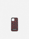 DOLCE & GABBANA I PHONE COVER WITH LEOPARD PRINT