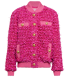 BALMAIN X BARBIE ® METALLIC TWEED BOMBER JACKET