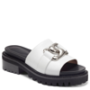 Aerosoles Women's Lima Leather Sandals In White Leather