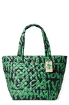 Mz Wallace Medium Metro Deluxe Tote In Nyc Graffiti Print