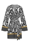 Diarrablu Yellow Anan Mini Wrap Jacket In Yellow
