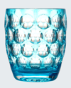 Mario Luca Giusti Acrylic Lente Tumbler Glass In Turquoise
