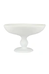 Tina Frey Designs Large Pedestal Bowl In White