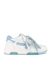 Off-white Out Of Office Sneakers In White Blue