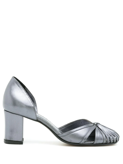 Sarah Chofakian Sarah Metallic Pumps In Metallisch