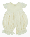 Haute Baby Baby Girl's Mary Catherine Bubble Coveralls In Ivory