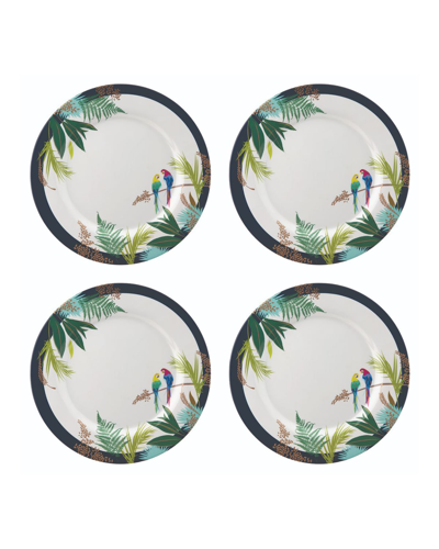 Portmeirion Parrot Melamine Dinner Plates, Set Of 4