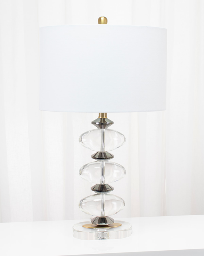 Couture Lamps Oval Crystal Table Lamp