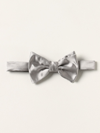 Emporio Armani Silk Bow Tie In Grau