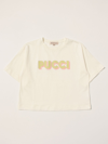 Pucci Logo T-shirt In White 1