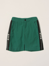 MSGM 短裤 MSGM KIDS 儿童 颜色 绿色,C71728012