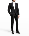 Hugo Boss Boss Genius Tuxedo Pants In Blk