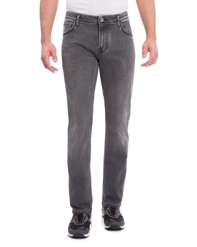 Stefano Ricci Men's Straight-leg Stretch Jeans In Grey