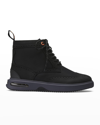 Swims Men's Charles Hybrid Water-resistant Brogue Boots In Black/grey
