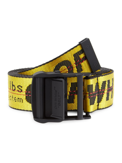 Off-white Women's Classic Industrial Belt In Yellow Black