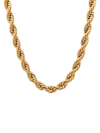 ANTHONY JACOBS MEN'S 18K GOLDPLATED STAINLESS STEEL ROPE CHAIN NECKLACE