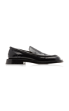 PROENZA SCHOULER WOMEN'S SQUARE-TOE LEATHER LOAFERS