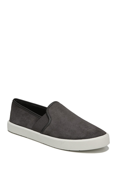 Vince Preston Suede Slip-on Sneaker In Steel