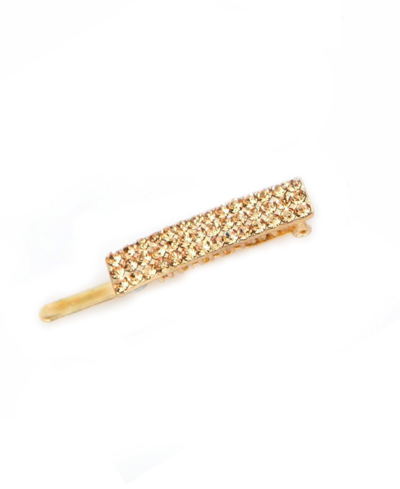 Soho Style Pave Crystal Barrette In Topaz