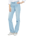 Nydj High Rise Straight Jeans In Northstar