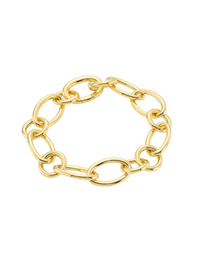 Roberto Coin Women's 18k Gold Oval & Round Link Bracelet In Yellow Gold
