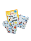 BOOKS TO BED LITTLE BOY'S 3-PIECE HOW TO BABYSIT GRANDPA BOOK & PAJAMA SET