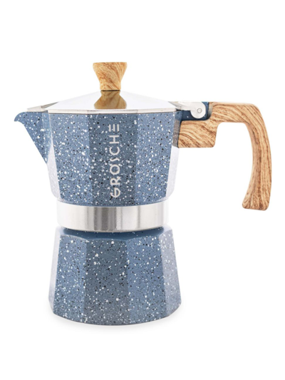 Grosche Milano Stone Espresso 3-cup Coffee Maker In Indigo Blue