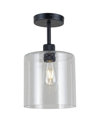 HOME ACCESSORIES ROWE INDOOR SEMI-FLUSH MOUNT LIGHT WITH LIGHT KIT