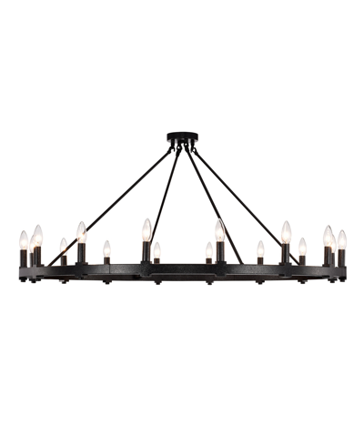 Home Accessories Paige Indoor Chandelier With Light Kit In Smith Iron