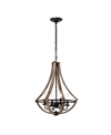 HOME ACCESSORIES PERKINS INDOOR CHANDELIER WITH LIGHT KIT