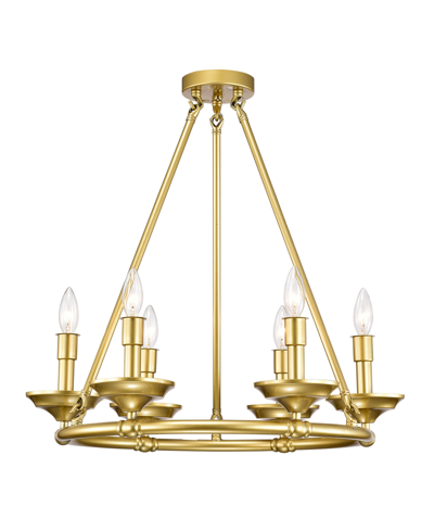 Home Accessories Howie Indoor Chandelier With Light Kit In Matte Gold-tone