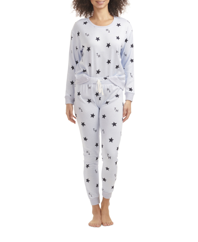 TOMMY HILFIGER WOMEN'S HACCI PRINTED PAJAMA SET