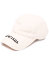 BALENCIAGA LOGO刺绣灯芯绒棒球帽