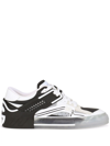 Dolce & Gabbana Transparent Cut-out Sneakers In Schwarz