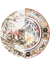 Seletti Eusapia Hybrid Porcelain Dinner Plate 27.5cm In Weiss