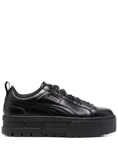 Puma X Dua Lipa Mayze Flutur Platform Sneakers In 黑色