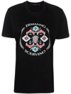 Ermanno Scervino Abstract Logo Print T-shirt In Schwarz