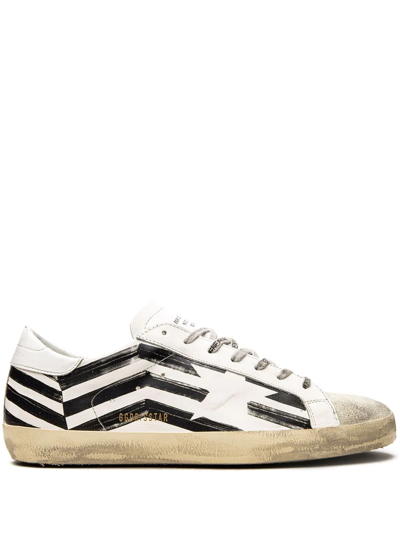 Golden Goose Super-star Low-top Sneakers In Weiss