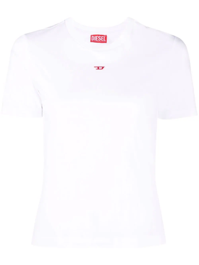 Diesel Logo-patch Short-sleeve T-shirt In 100