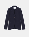 Lafayette 148 Fae Single-breasted Blazer In Blue