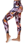Sweaty Betty Super Sculpt High Waist Pocket Yoga Leggings In Pink Drift Floral Print