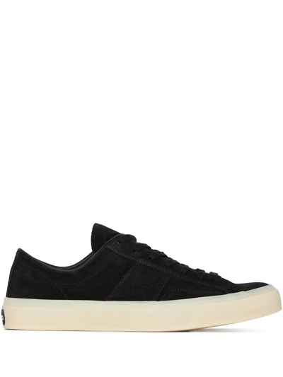 Tom Ford Cambridge Low-top Sneakers In Black