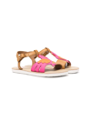 CAMPER MIKO BUCKLE LEATHER SANDALS