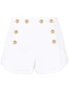 DSQUARED2 HIGH-WAISTED TWEED SHORTS
