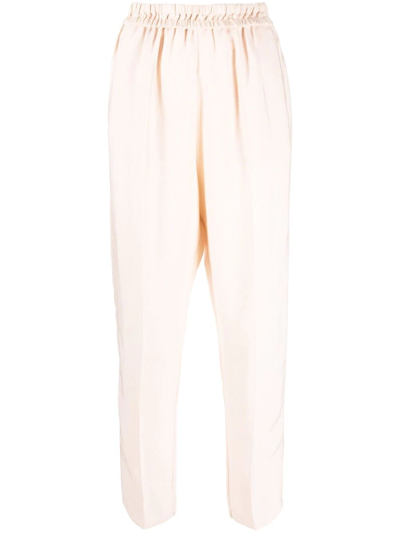 Forte Forte Tapered-leg Trousers In Pink