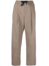 BRUNELLO CUCINELLI DRAWSTRING CROPPED TROUSERS