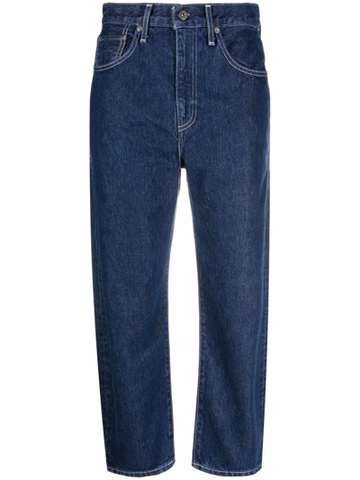 Levi's High-waist Straight-leg Jeans In Blue
