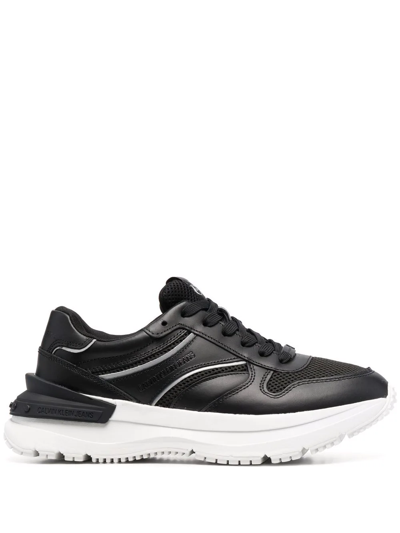 Calvin Klein Runner Lace-up Trainers In Black